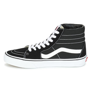 UA SK8-HI BLACK / WHITE - Scarpe Alte Uomo / Donna Nere / Bianche 1764 . VANS 