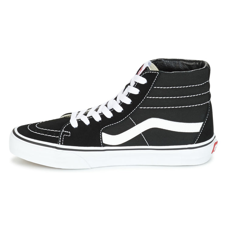 UA SK8-HI BLACK / WHITE - Scarpe Alte Uomo / Donna Nere / Bianche 1764 . VANS 