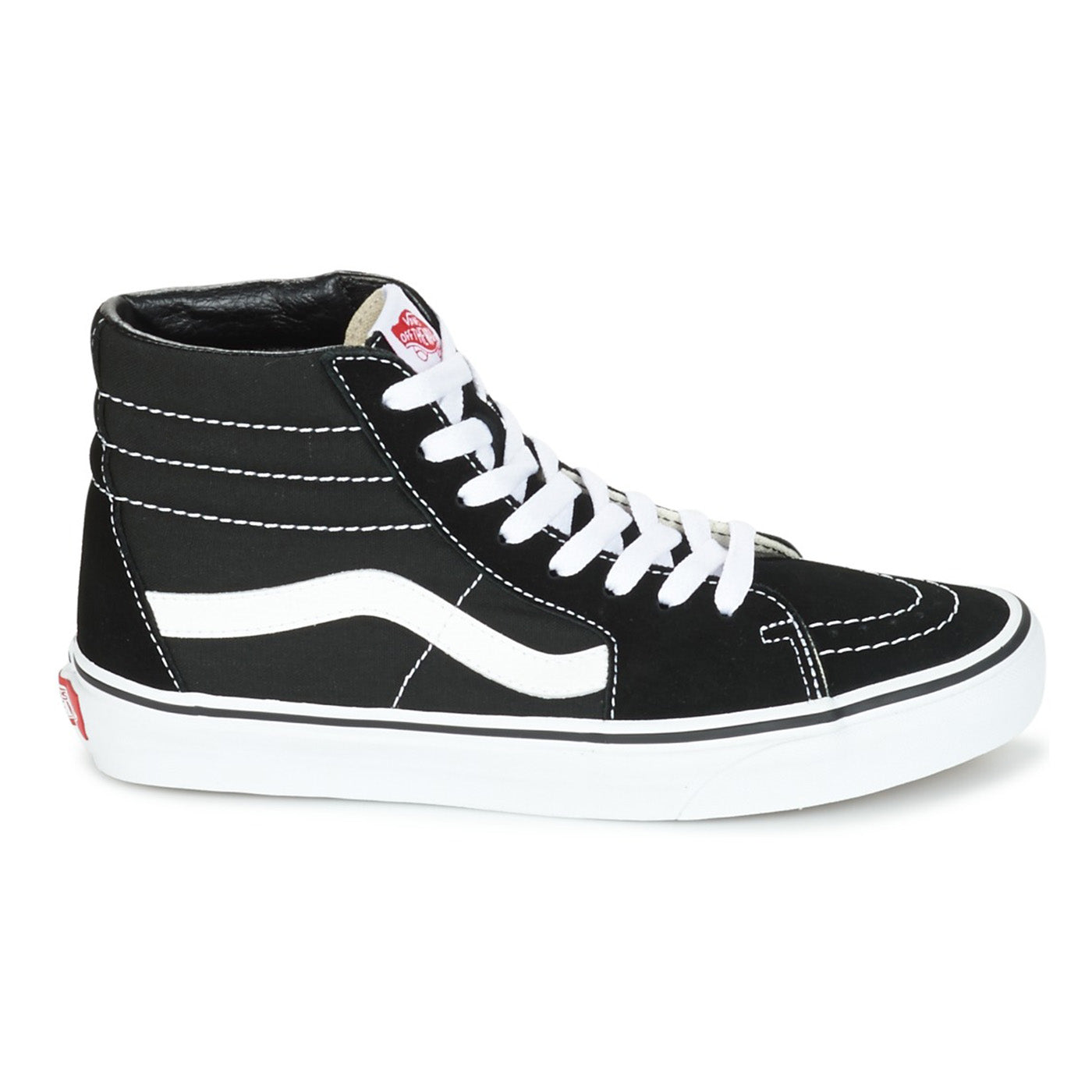 UA SK8-HI BLACK / WHITE - Scarpe Alte Uomo / Donna Nere / Bianche 1764 . VANS 