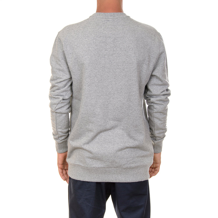 Mn Vans Classic Crew-Neck Sweatshirt - Concrete Heather - Felpa Girocollo Uomo Grigia V00YX0ADY . VANS 