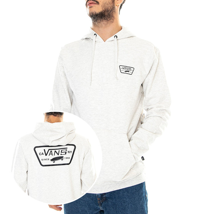 Full Patched II Oatmeal Heather - Felpa con Cappuccio Uomo Grigia VN0A45CJOHC1 . VANS 