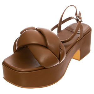 Braided - Sandali Donna Marroni JCSJCD050202-BRO . JEFFREY CAMPBELL 
