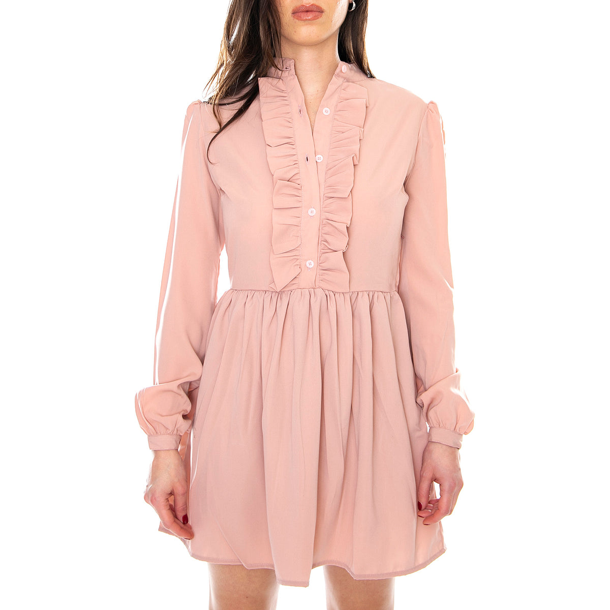Verna Dress - Blush - Abito Donna Rosa MRCVERNA DRESS-BLSH . MOTEL ROCKS 