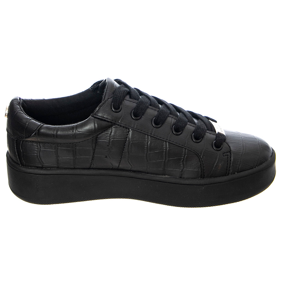 Bertie - Scarpe Stringate Profilo Basso Donna Nere BERTIE-BLK-CROC . STEVE MADDEN 