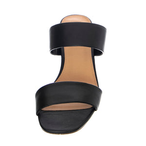 Womens Caterina Sandals - Black Leat - Sandali Donna Neri CATE01S1-BLACK LEAT . STEVE MADDEN 
