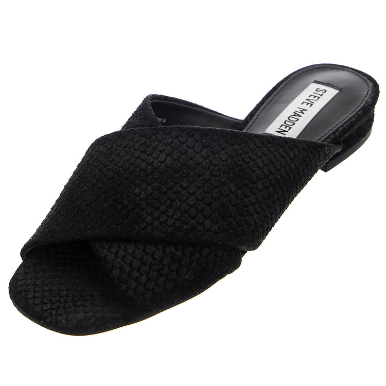 Womens Jaxon Sandals - Black Snake - Sandali Donna Neri JAXO01S1-BLK SNAKE . STEVE MADDEN 