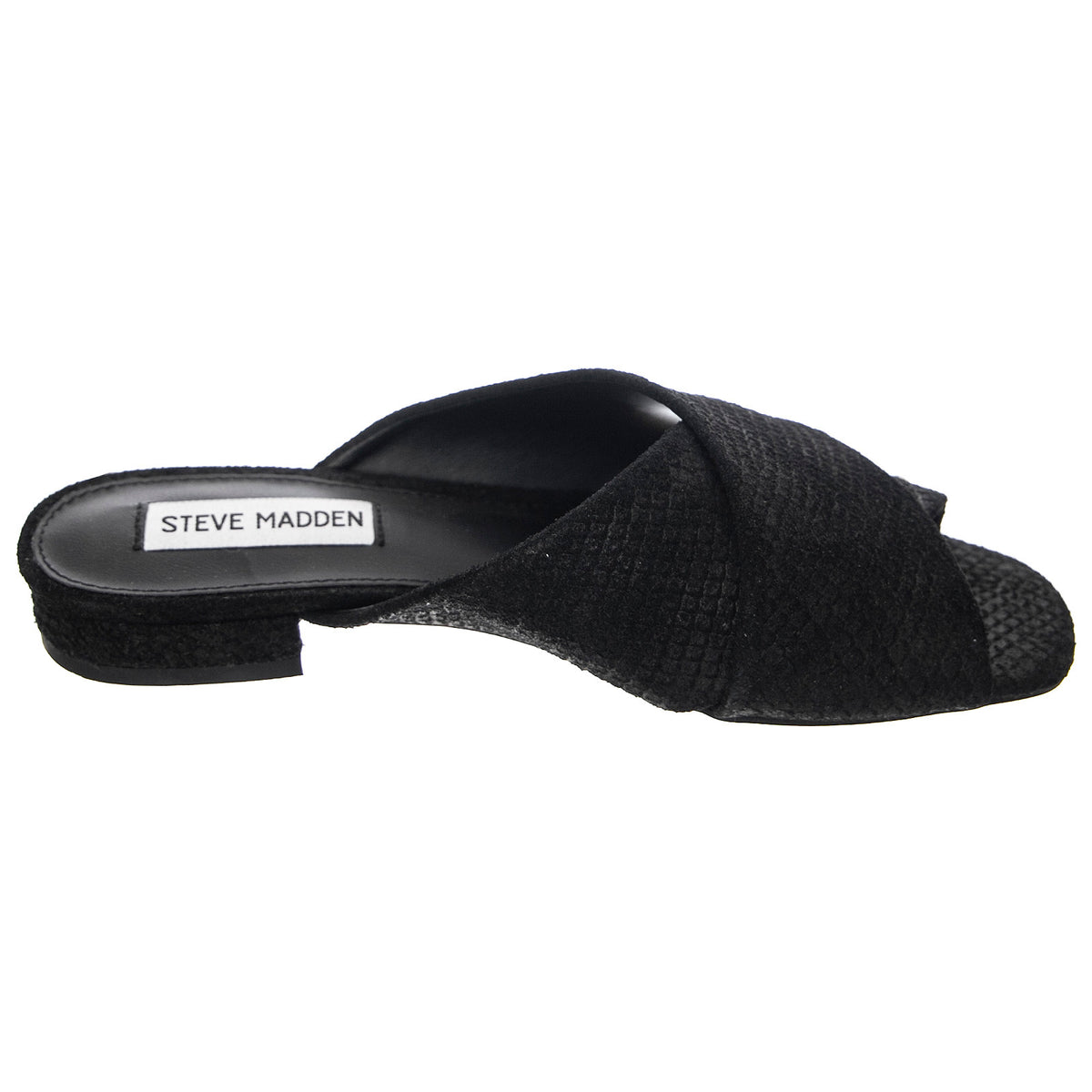 Womens Jaxon Sandals - Black Snake - Sandali Donna Neri JAXO01S1-BLK SNAKE . STEVE MADDEN 