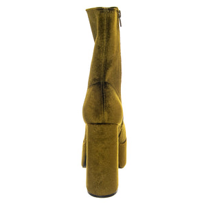 W' Widow Green Velvet - Stivali Donna Verdi JCS5 5 JC 014-GRE . JEFFREY CAMPBELL 