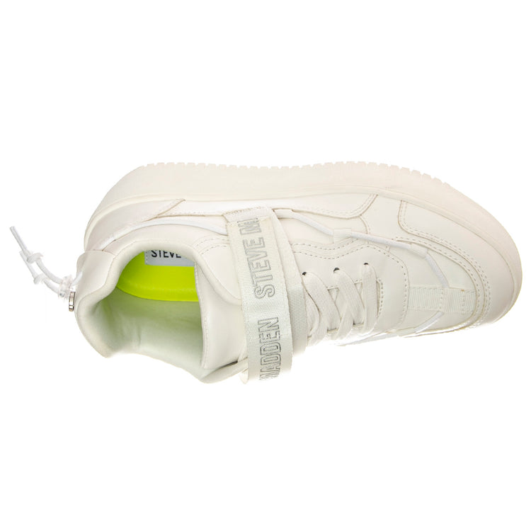 OFF COURT WHT / WHT - Scarpe Stringate Donna Bianche SMPOFF COURT-WHT . STEVE MADDEN 