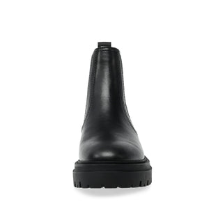 ASTUTE BLACK LEATHER - Stivaletti alla Caviglia Donna Neri SMSASTUTE-BLA . STEVE MADDEN 