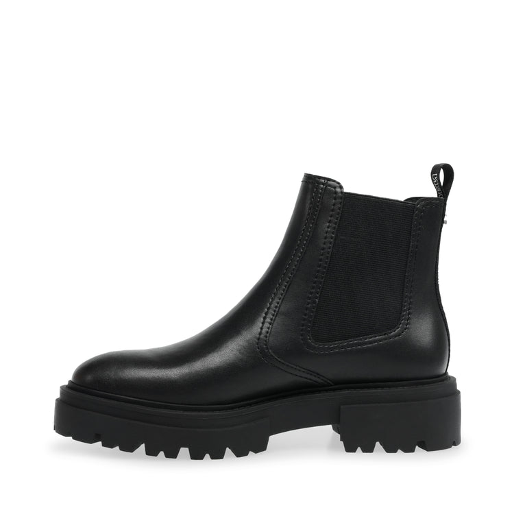 ASTUTE BLACK LEATHER - Stivaletti alla Caviglia Donna Neri SMSASTUTE-BLA . STEVE MADDEN 