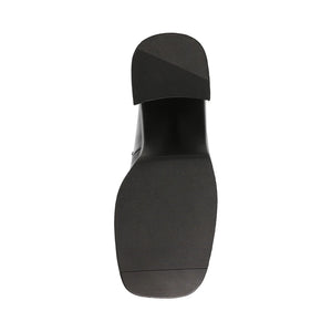 FAR-OUT BLACK LEATHER - Mocassini con Tacco Alto Donna Neri SMSFAR-OUT-BLA . STEVE MADDEN 