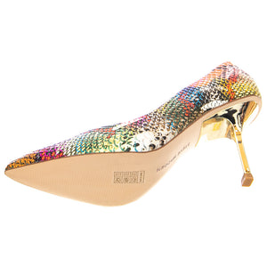 STANZE MULTI SNAKE - Scarpe Décolleté Donna Serpente Multicolore SMSSTANZE-MUL . STEVE MADDEN 