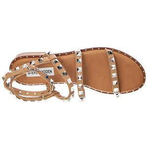 TRAVEL TAN - Sandali Suola Piatta Donna Marroni SMSTRAVEL-TAN . STEVE MADDEN 