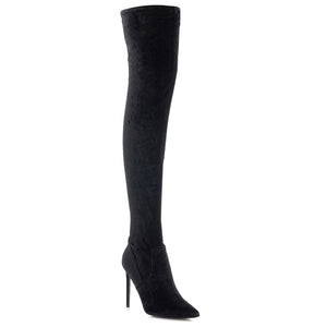 VAVA BLACK VELVET - Stivali Alti Donna Neri SMSVAVA-BLKV . STEVE MADDEN 