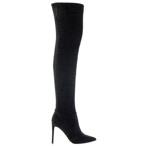 VAVA BLACK VELVET - Stivali Alti Donna Neri SMSVAVA-BLKV . STEVE MADDEN 