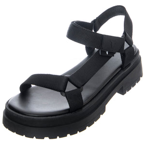 LIFESTYLE SANDALS BLACK - Sandali Donna Neri WSSLIFESTYLE-BLK . WINDSOR SMITH 