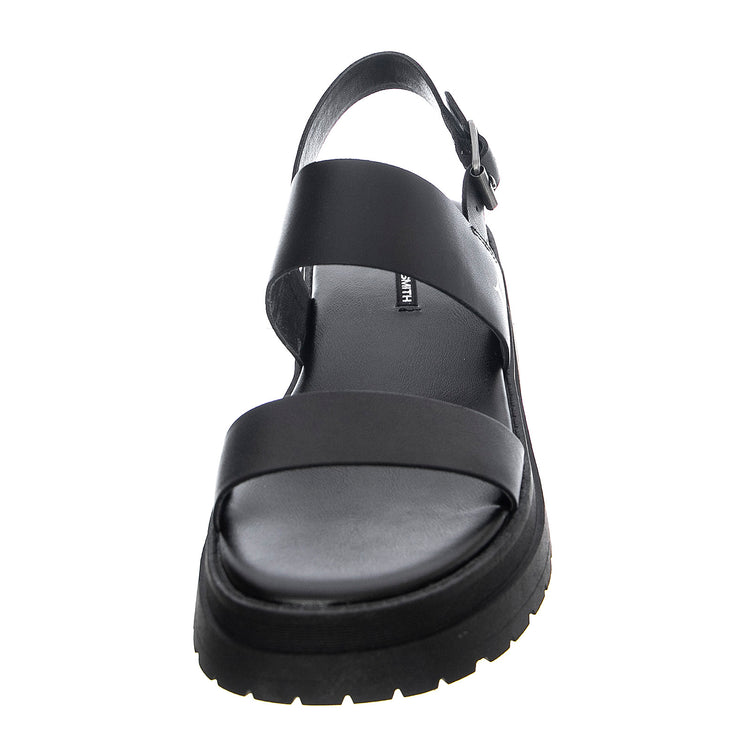 WOMENS LOYALTY SANDALS BLACK PIGMENT - Sandali Donna Neri WSSLOYALTY-BLK . WINDSOR SMITH 