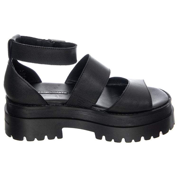 WOMENS THRILLED SANDALS BLACK PIGMENT - Sandali Donna Neri WSSTHRILLED-BLK . WINDSOR SMITH 