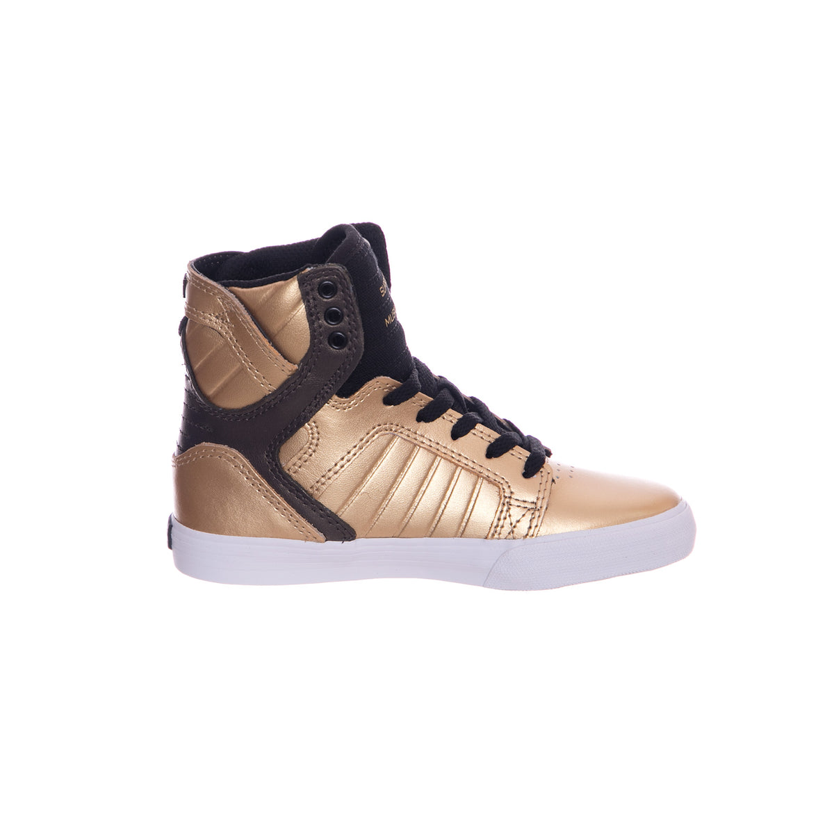 Kids Skytop Shoes - Gold / Black / White - Scarpe Profilo Alto Bambino Oro 58003-721-M . SUPRA 