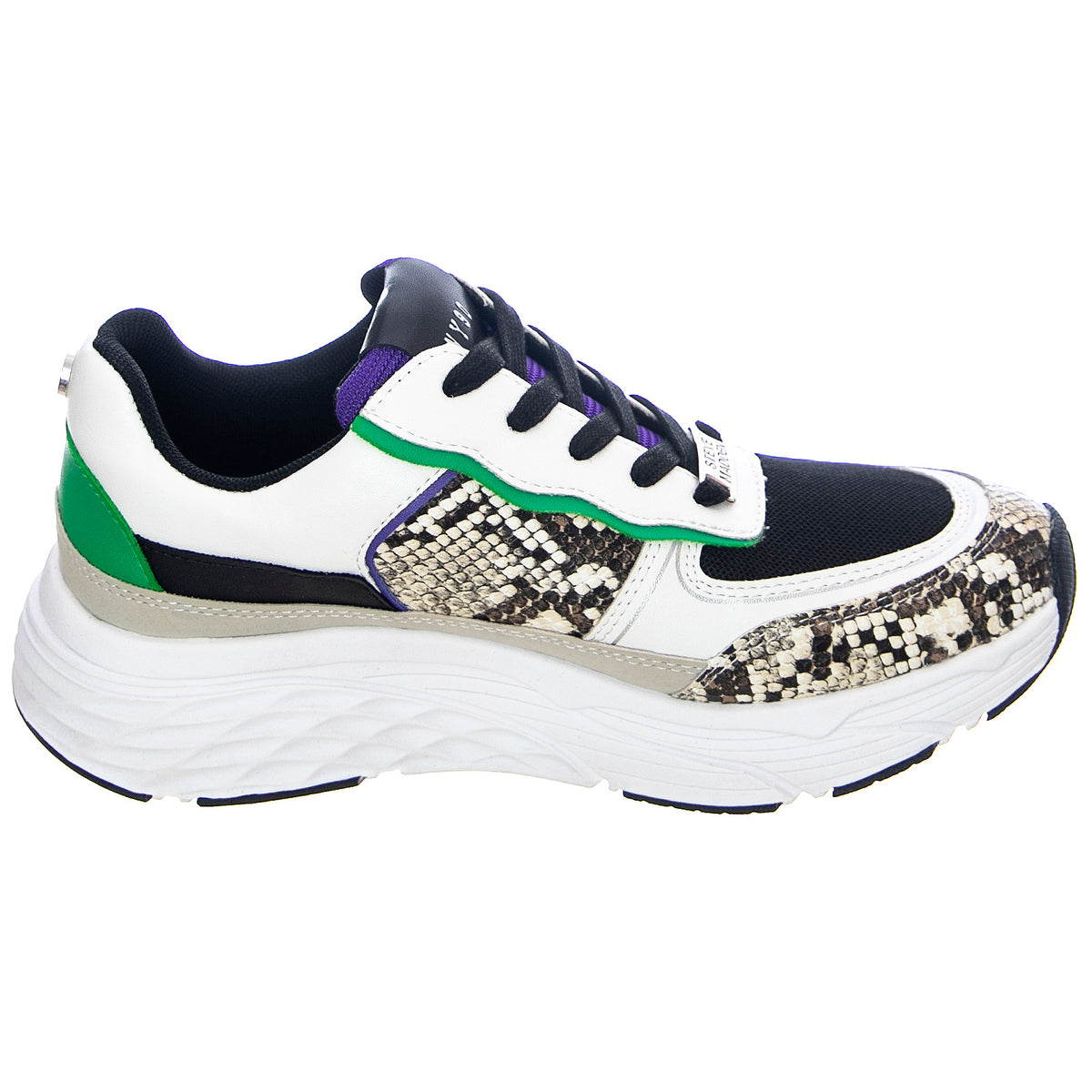 Francey Shoes - Bone Snake - Scarpe Stringate Profilo Basso Donna Multicolore SMPFRANCEY-BONSNK . STEVE MADDEN 