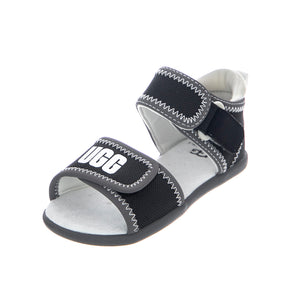 Delta Sandals - Black / White - Sandali Bambino / Bambina Neri / Bianchi UGKDELTABW1107984T . UGG 