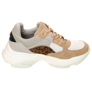 Menace - Scarpe Stringate Profilo Basso Donna Beige / Bianche / Taupe SMPMENACE-TAUMLT . STEVE MADDEN 
