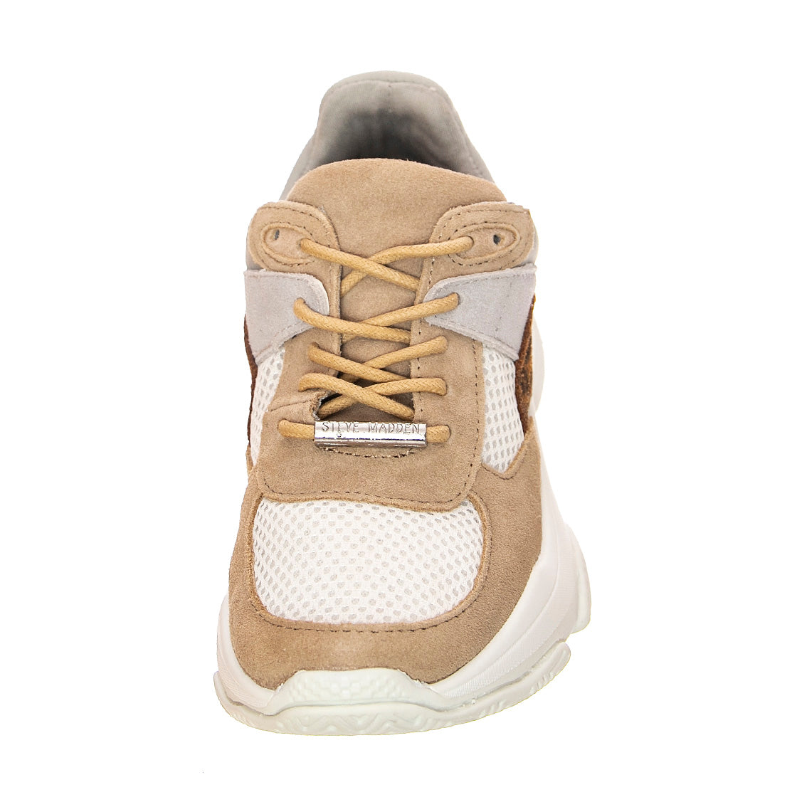 Menace - Scarpe Stringate Profilo Basso Donna Beige / Bianche / Taupe SMPMENACE-TAUMLT . STEVE MADDEN 