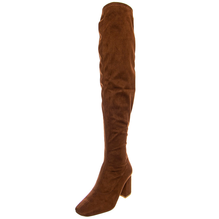 Jayme - Stivali Profilo Alto Donna Marroni SMSJAYME-BRO . STEVE MADDEN 