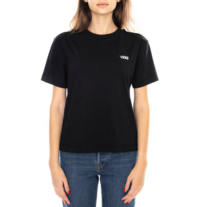 Junior V Boxy - Maglietta Girocollo Donna Nera VN0A4MFLBLK1 . VANS 