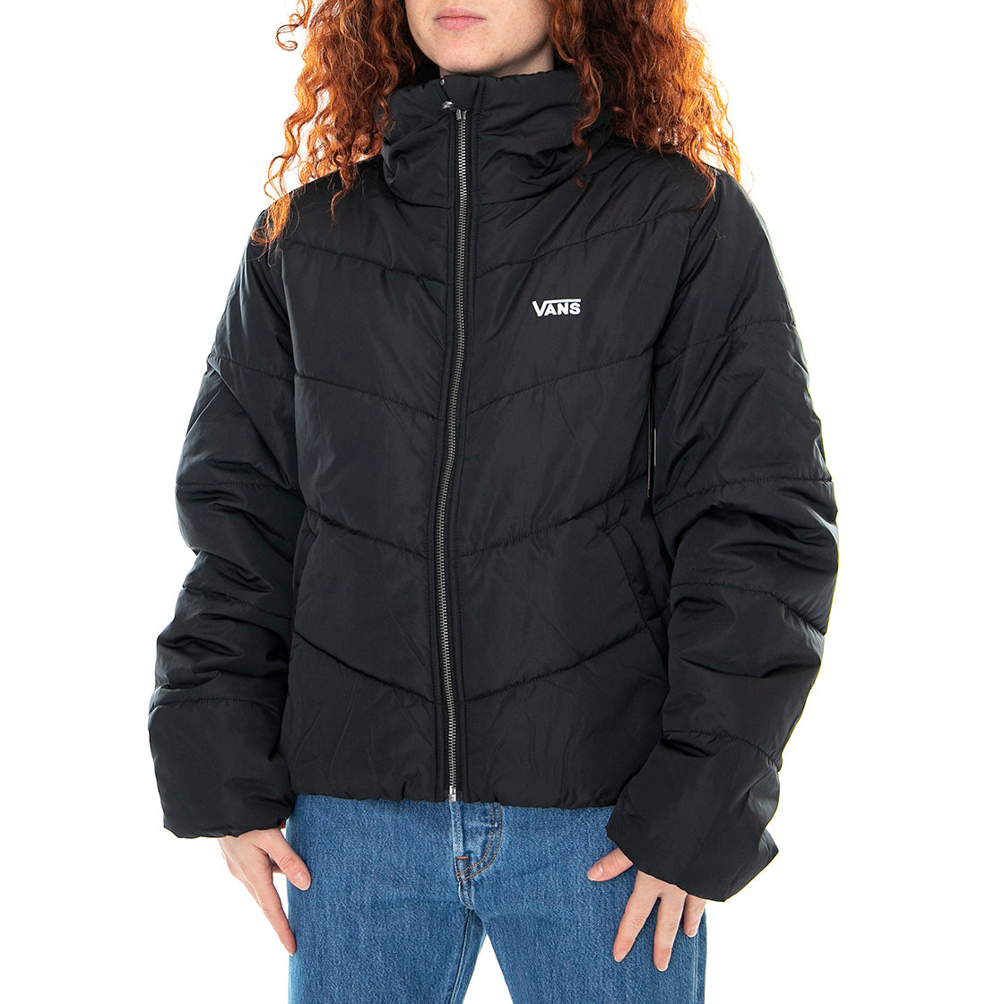 Foundry V Puffer - Giacca Invernale Donna Mte / Nera VN0A4V8MBLK1 . VANS 