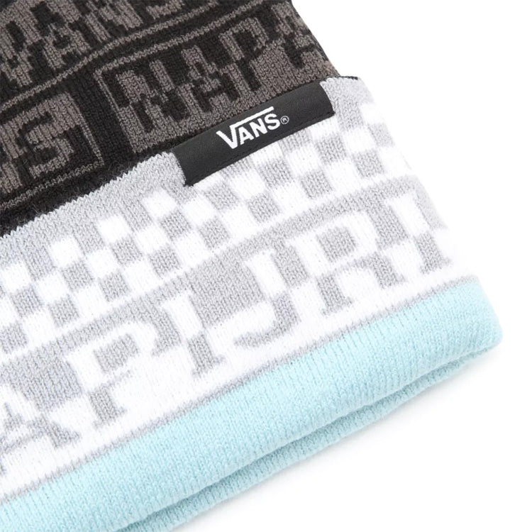 Vans x Napapijri - Cappellino a Cuffia Nero / Bianco / Multicolore VN0A53XABLK1 . VANS 