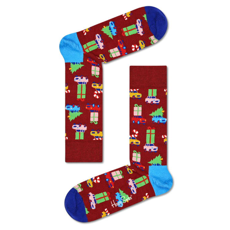 4-Pack Holiday Vibes Gift Set 4300 - Set da 4 Paia di Calzini Multicolore XHBG09-4300 . HAPPY SOCKS 