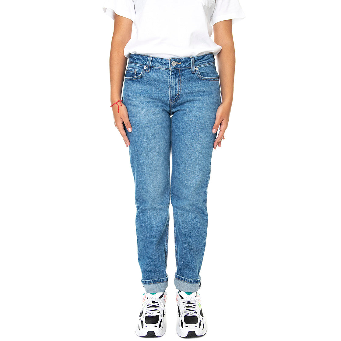 Low Pitch Straight Napa Moon - Pantaloni Denim Jeans Donna Blu A1559-0002 . LEVIS 