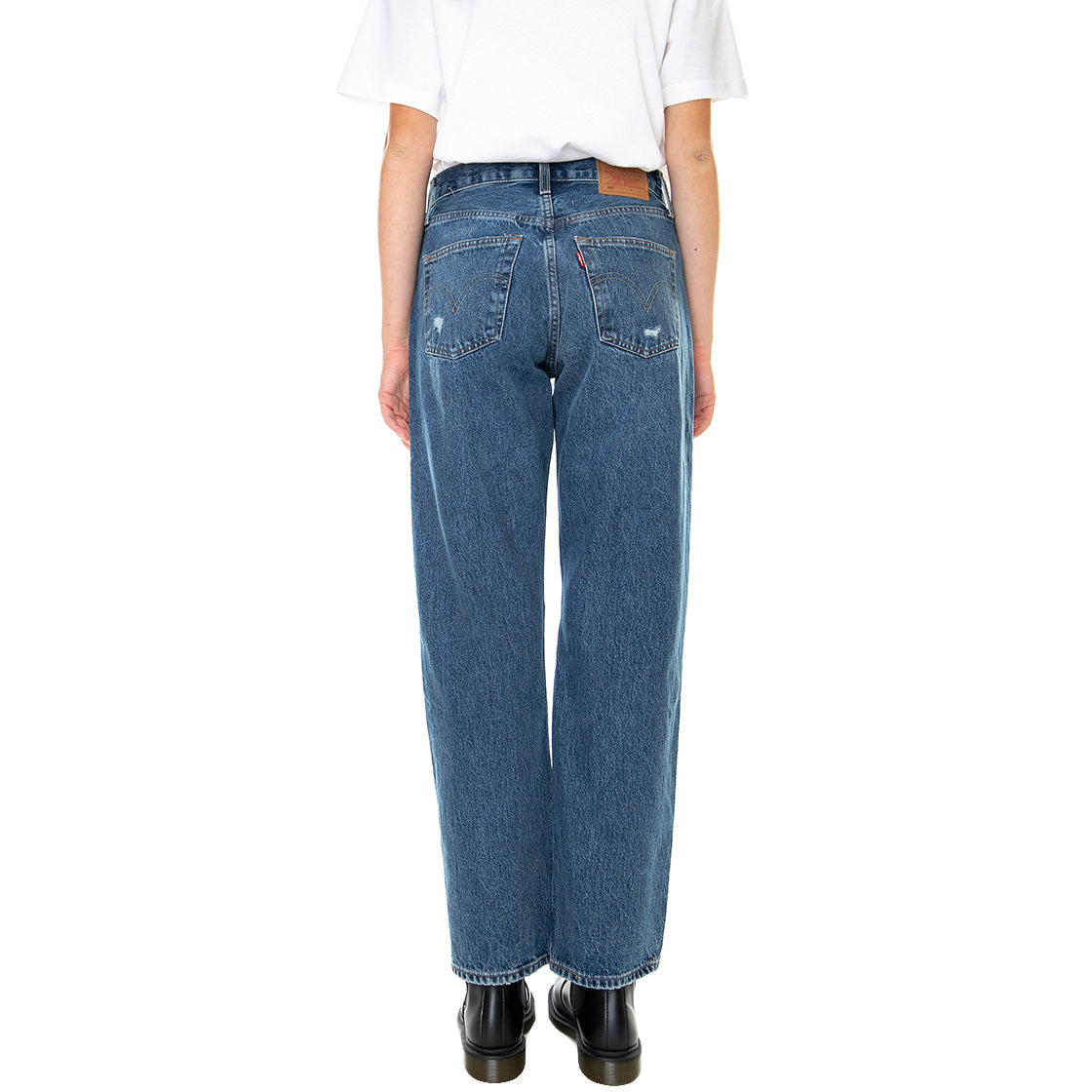 90'S 501 Z3269 Indigo Destructed - Pantaloni Denim Jeans Donna Blu A1959-0010 . LEVIS 