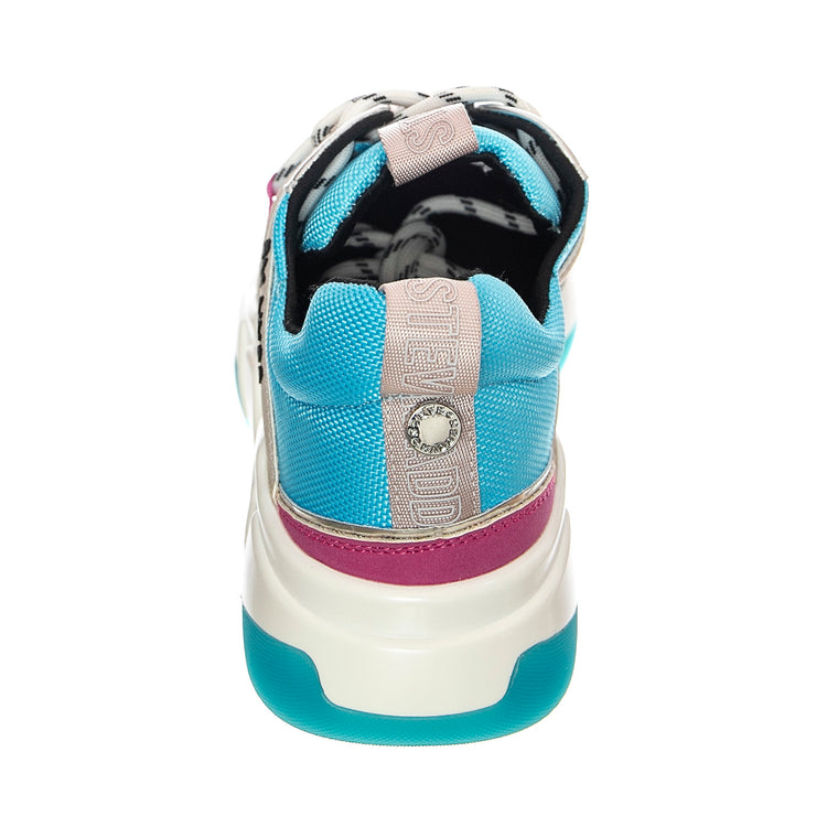 Gamegirl Grey / Blue - Scarpe Stringate Profilo Basso Donna Multicolore SMPGAMEGIRL-GRY . STEVE MADDEN 
