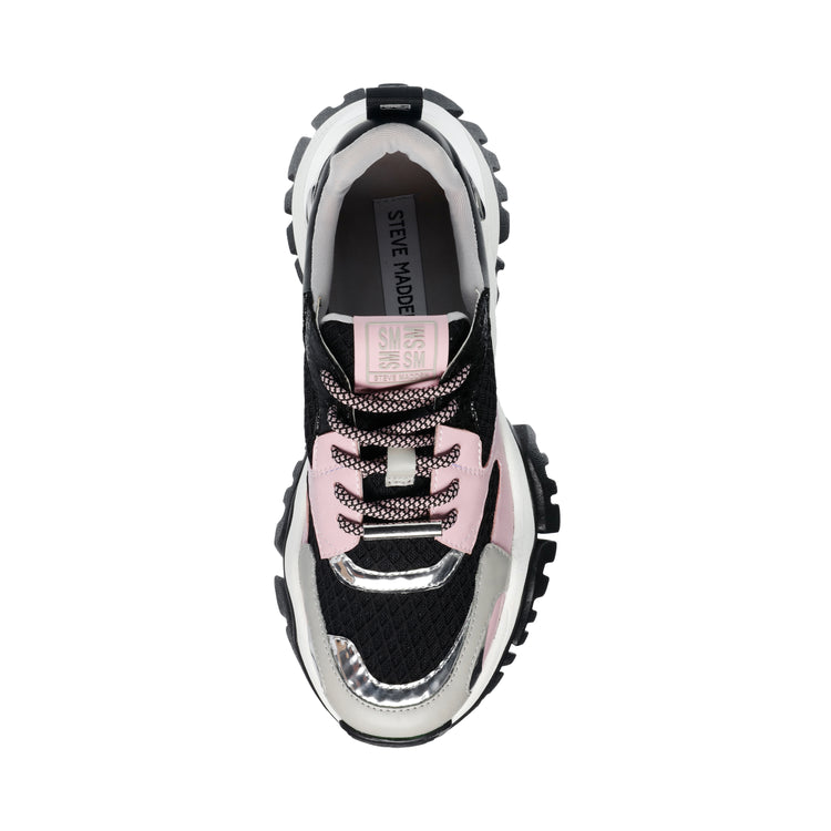 Trilling Pink / Blk - Scarpe Stringate Profilo Basso Donna Rosa / Nere SMPTHRILLING-PIN . STEVE MADDEN 