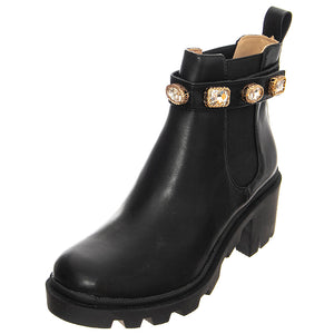 AMULET BLACK - Stivaletti alla Caviglia Donna Neri SMSAMULET-BLK . STEVE MADDEN 