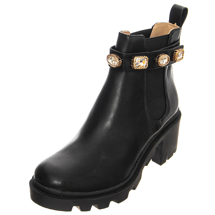 AMULET BLACK - Stivaletti alla Caviglia Donna Neri SMSAMULET-BLK . STEVE MADDEN 