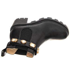 AMULET BLACK - Stivaletti alla Caviglia Donna Neri SMSAMULET-BLK . STEVE MADDEN 