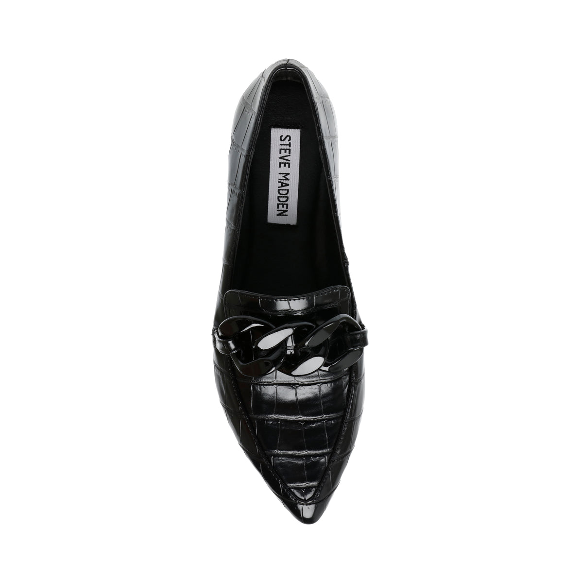 Famed Black Croc - Scarpe Basse Donna Nere SMSFAMED-BLA . STEVE MADDEN 