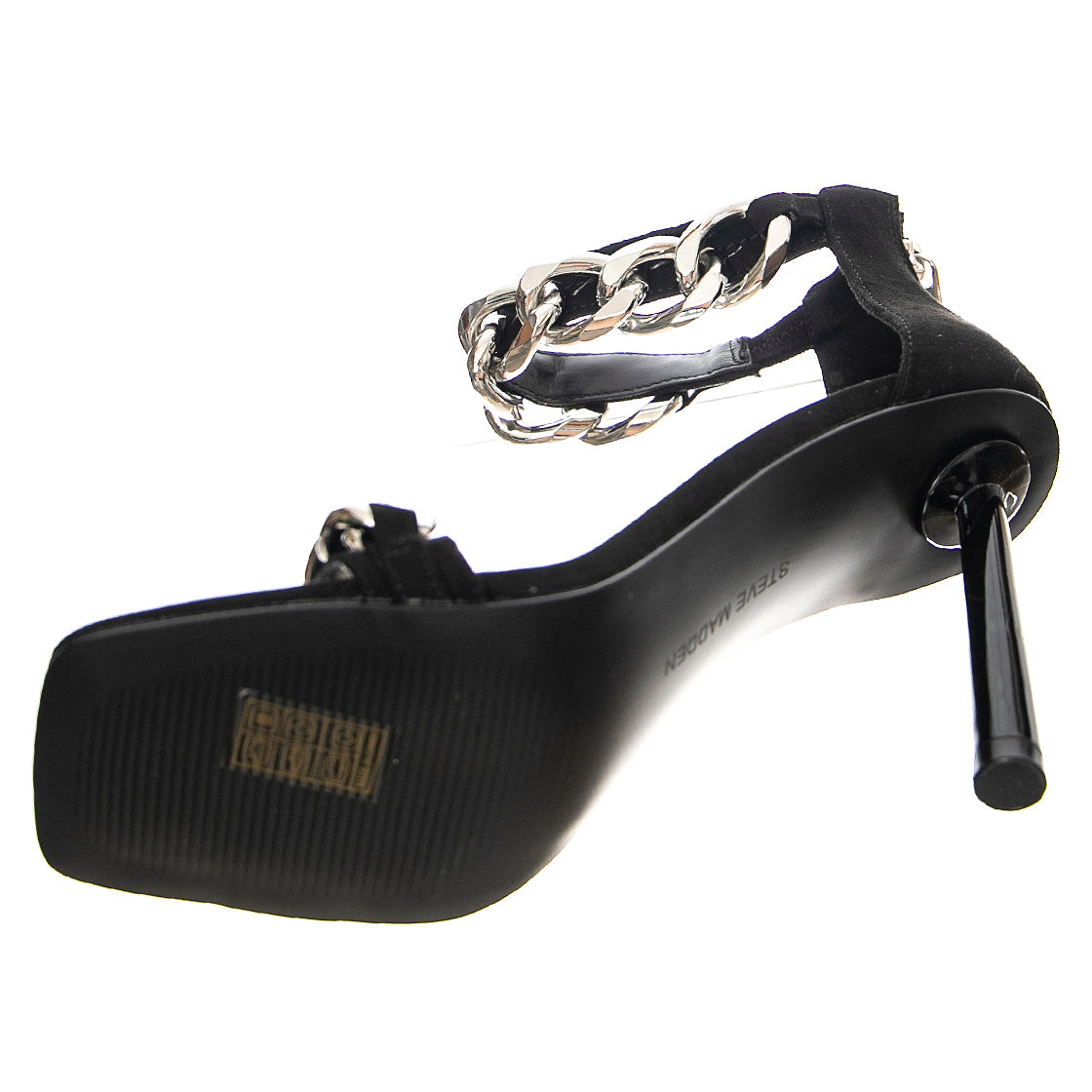 Joisted Black Sued - Sandali Donna Neri SMSJOISTED-BLA . STEVE MADDEN 