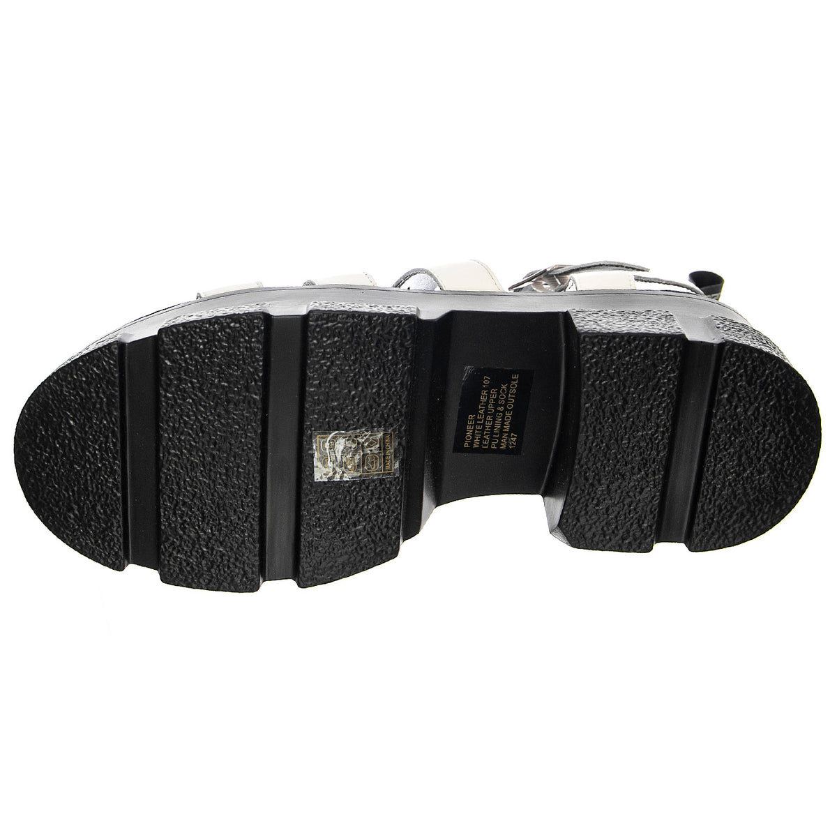 Pioneer White Leat - Sandali Donna Bianchi / Neri SMSPIONEER-WHI . STEVE MADDEN 