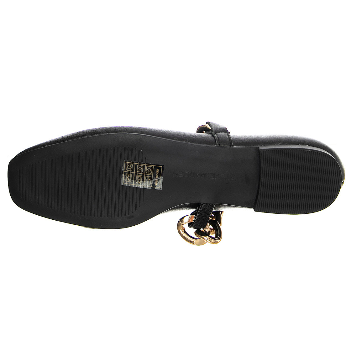 QUEENIE BLACK LEATHER - Scarpe Basse Donna Nere SMSQUEENIE-BLK . STEVE MADDEN 