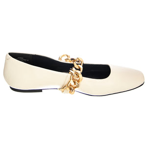 QUEENIE WHT LEA - Scarpe Basse Donna Bianche SMSQUEENIE-WHT . STEVE MADDEN 