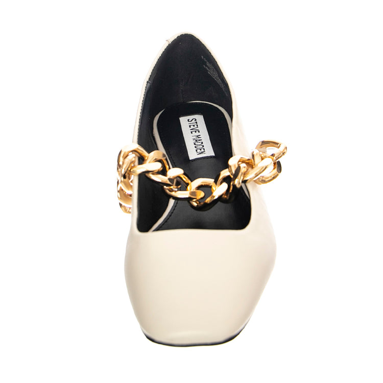 QUEENIE WHT LEA - Scarpe Basse Donna Bianche SMSQUEENIE-WHT . STEVE MADDEN 