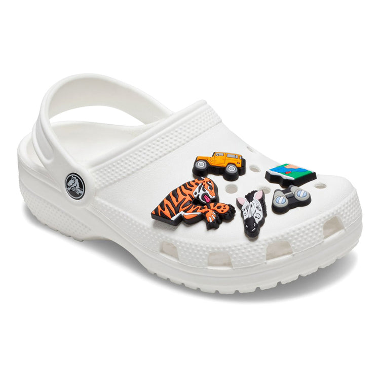 Safari 5 Pack - Set di Charm Multicolore per Calzature Crocs 10011597 . CROCS 