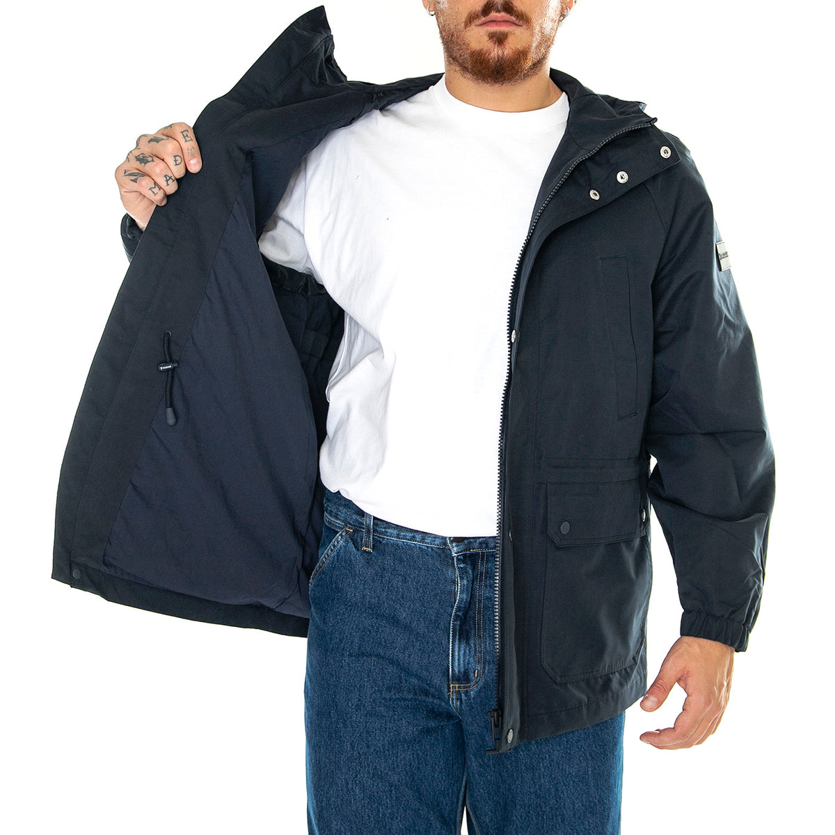 Gunnar Parka Jacket blue - Giacca Invernale Uomo Blu F4RFD028-BLU . FARAH 