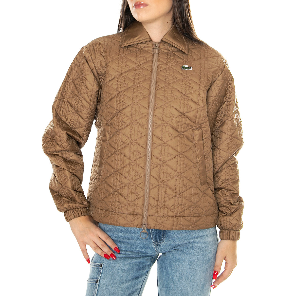 Giacca Blusone BF0752-SIX Donna Marrone BF0752-SIX . LACOSTE 