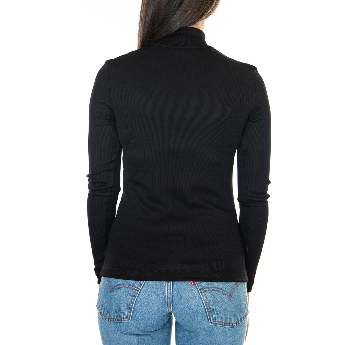 Maglietta M/L DF0885-031 Black - Maglia Donna Nera DF0885-031 . LACOSTE 